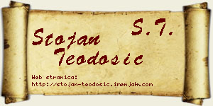 Stojan Teodosić vizit kartica